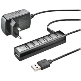 Ngs Hub USB 2.0 con alimentación externa iHub7 Tiny 7 puertos USB